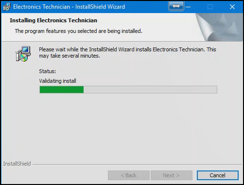 Install Software Validating Install