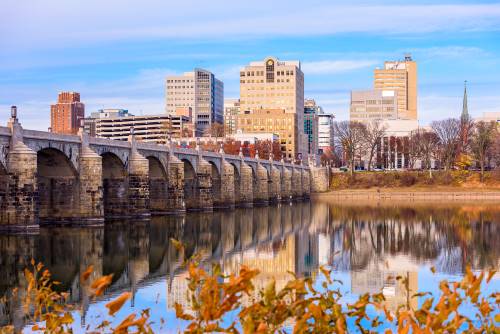 Harrisburg Pa skyline