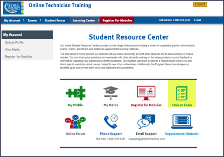 Resource Center home page