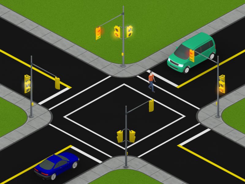 PLCLogix Simulated Traffic Lights