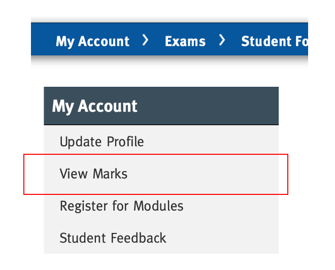 view marks on student resource center GBC Tech Training