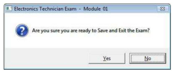 Submit exam