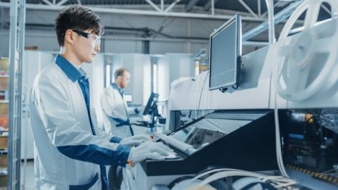 male using microprocessors in programming