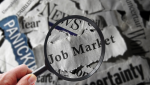 Job market and economy news headline