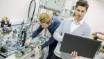 technicians in factory